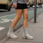 Sam Edelman Water Repellent Boots Combat Quiet Luxury Taupe Utility Neutral Photo 1