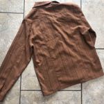 Dialogue Detailed Long Sleeve Button Down  Photo 1