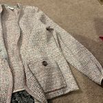 J Jill tweed multicolored open front cardigan L Size L Photo 3