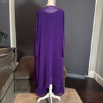 Women’s Purple Chiffon 3 Piece Pants Suit Mother of the Bride Plus Size 16 NEW Photo 3