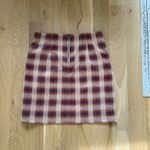 potter's pot Plaid mini skirt Photo 1