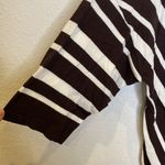 Chico's Chico’s Suki Side Tie Pullover Sweater Stripes 3/4 Sleeve Hem Tie EUC Sz XL Photo 1