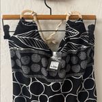 Almoxarfye Maxi Midi Slit Halter Stone Rope Tie Back Dress Tropical Size 38 Photo 2