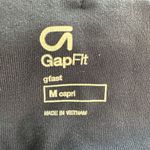 GapFit Black Capri Leggings with Coral Accent Lines (1040) Photo 10