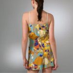 Diane Von Furstenberg  silk floral romper 2 Photo 5