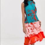 Ted Baker  London Fantasia Tiered Midi Dress in Turquoise Photo 1