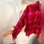 Free People FINAL PRICE Pacific Dawn Plaid Shirt Photo 3
