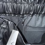 Windsor NEW Edgy Chic Black Faux Leather Paperbag Waist Shorts - New with Tags Photo 3