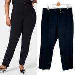 Spanx  The‎ Perfect Pant Stretch Shaping Tapered Ankle Black Plus Size 2X Photo 1