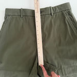 Spanx  Shorts Womens Large Green Stretch Twill Chino High Waist Preppy Travel Photo 8