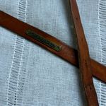 Levi Strauss Vintage Slim Cognac Brown Leather Belt. Photo 3