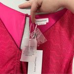 Lovers + Friends Sharon hot pink cut out sleeveless jumpsuit size XL chevron Photo 8