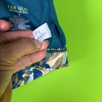 Tek Gear  Blue and Yellow Sleeveless Crop Top Photo 10