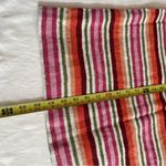 Talbots SK11337- Woman Linen Cototn Pencil Skirt Multi-Color Rainbow Striped Sz 8 Photo 5