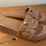 Valentino Garavani Roman Stud Platform Slide Sandal 38 Photo 0