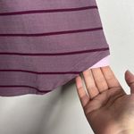 FootJoy Cap Sleeve Birdseye Stripe Jacquard Polo/Golf Shirt size S Purple Photo 6