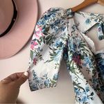 VINTAGE Early 1990's Floral Dress Open Back cottagecore prairie garden RARE Photo 9