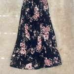 Lulu’s Feel the Music Midnight Blue Floral Maxi Dress in Women’s Size Medium Photo 3