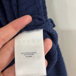 Lands' End Women’s Sheer Rib Maxi Beach Dress in Navy Blue - Size M Photo 8