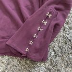 joe's jeans Joes Cropped Sweatshirt with Clasp, Size L Photo 1