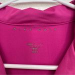 Nike  Golf Dri Fit Hot Pink Short Sleeved Quarter Zip Golfing Tee Size Medium Photo 1