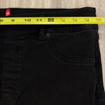 Spanx  Cropped Flare Raw Hem Black Denim Jeans Size Large Photo 5