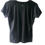 Under Armour  black Heat Gear t-shirt Medium V-Neck running jogging workout gym Photo 1