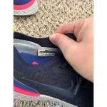 Nike  Women's Navy Blue Gray Epic React‎ Flyknit Running Shoes Size 7.5 Photo 5