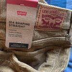 Levi's NWT  Women's 314 Shaping Straight Brown Corduroy Jeans 28X30 Photo 6