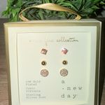 A New Day  14k Gold and Silver Cubic Zirconia Earrings- Demi fine collection Photo 1