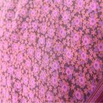 EXPRESS Vintage Burgundy Purple Boho Floral Bandana Skirt Size Large Photo 2