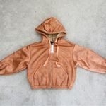 Urban Outfitters NWT UO Casey Faux Suede Zip-Up Hoodie Jacket Photo 1