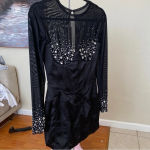 House Of CB  'Anastasia' Black Crystallised Corset‎ Dress NWOT size L Photo 6