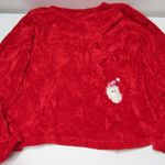 Love That Sweater Christmas Cardigan Santa Claus Stockings Red White Lg Beaded Photo 9