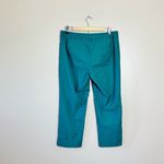White House | Black Market CLEARANCE! Green WHBM Straight Crop Pants Size 10 EUC Photo 1