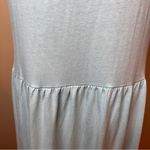 J.Crew Light Blue Knit cutaway tank maxi dress S Cotton Aqua Tank Style … Photo 7