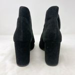 Steve Madden [] Rookie Black Suede Cut-Out Side Split Shaft Ankle Boots Size 10 Photo 6