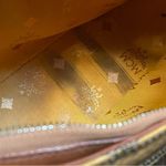 MCM Cognac Visetos Coated Canvas Shoulder Bag Leather Monogram Gold Vintage Photo 13