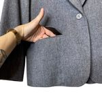 Pendleton Vintage Wool Single Button Gray Blazer size 10 Photo 2