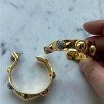 Alexis Bittar New   Gold and Silver Women's Hoop Earrings Photo 7