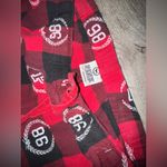 PINK - Victoria's Secret Victoria’s Secret PINK Vintage RARE Low Waist BLACK/RED PLAID VSPINK86 pants Photo 6