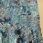 Coral Bay  Woman's Coral Pattern Golf Skort in blue and white. Size M Photo 3