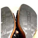 Kenneth Cole Reaction Woven Black Leather Strappy Wedge Sandal Women's 6.5 Photo 7