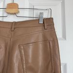 Wilfred ARITZIA  The Melina High Waisted Vegan Leather Pants Taupe Size 8 Tall Photo 9