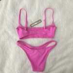 SKIMS NWT  Corset Bikini Neon Orchid 💗 Photo 3