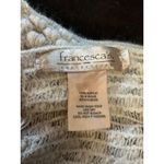 Francescas Collections Scarf Womens One Size Beige Popcorn Knit Textured Acrylic Photo 4