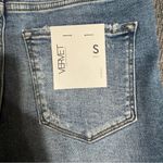 Vervet Sienna Super High Rise Denim Shorts Blue Photo 11