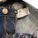 Rock & Republic Berlin Women Size 2 S Blue Denim Jeans Gold Button Photo 9