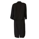 Jessica Howard  Black Two Piece Sleeveless Dress With Jacket-Size 18 Photo 2