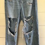American Eagle Women’s 12 Short Highest Rise 90s Boyfriend Very Distressed Jeans Photo 1
